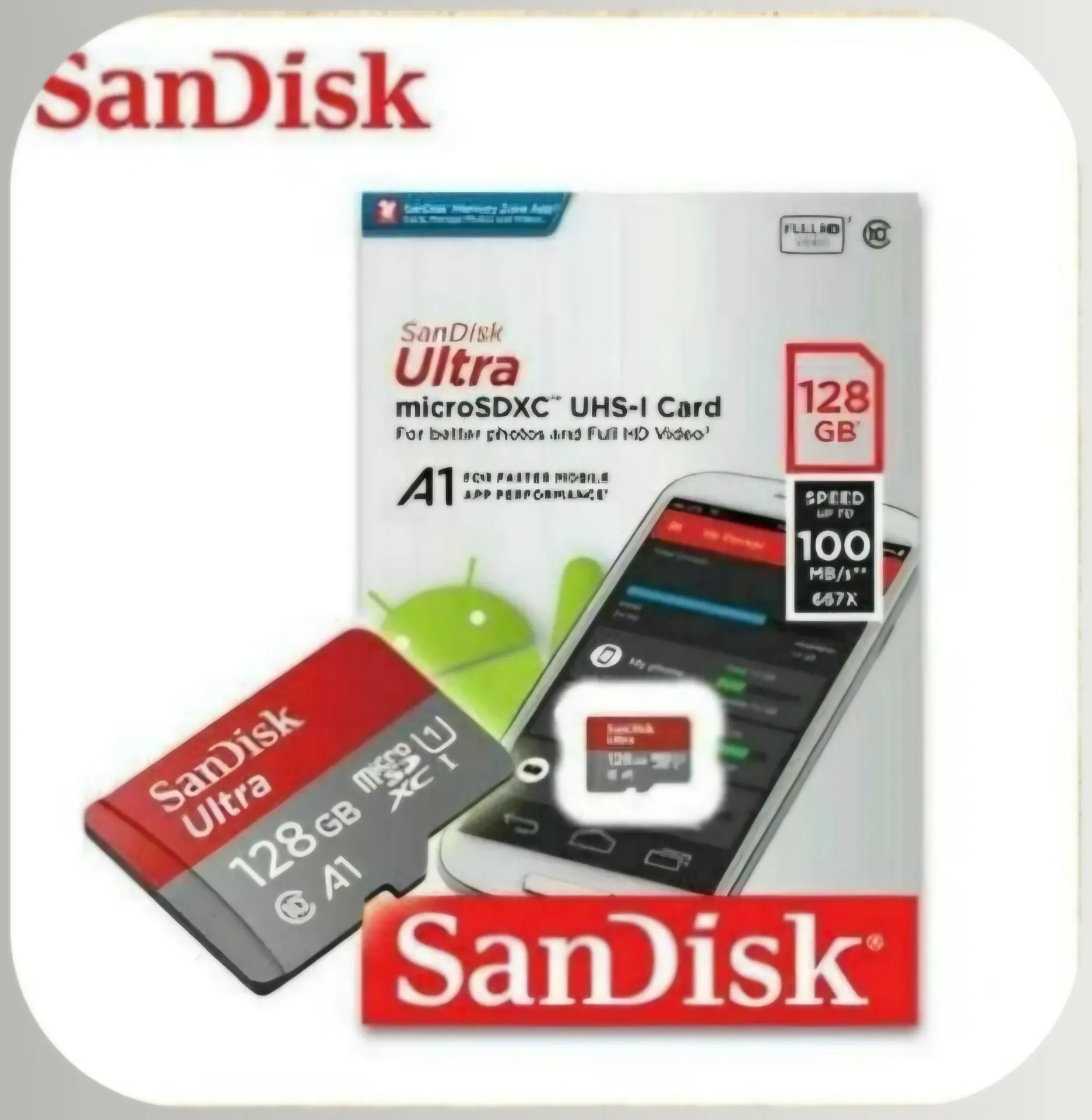 SANDISK 128 GB SD CARD