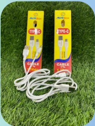 MUTE BOX TYPE-C DATA CABLE [LIFE TIME GUARANTEE] PER PIECE