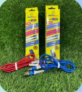 MUTEBOX TYPE-C COTTON 3.4AMP CABLE [LIFE TIME GUARANTEE] PER PIECE