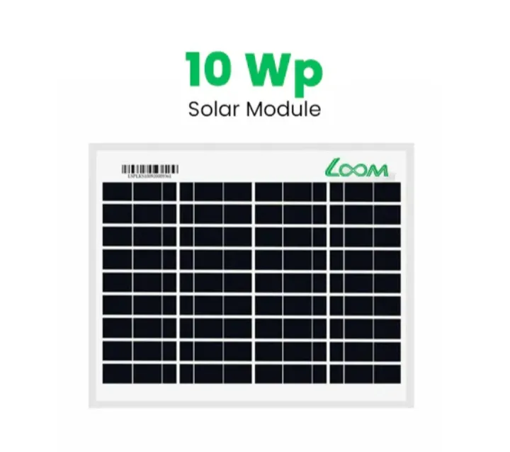 LOOM SOLAR 10 Wp12v PV MODULE FOR MOBILE CHARGING